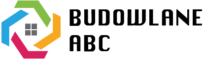 Logotyp z napisem "Budowlane ABC"