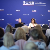 Dorota Cabańska, GINB, podczas wystąpienia