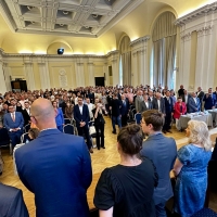 Delegacja GUNB na uroczystości wręczenia decyzji o nadaniu uprawnień budowlanych inżynierom z Mazowsza