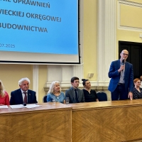 Delegacja GUNB na uroczystości wręczenia decyzji o nadaniu uprawnień budowlanych inżynierom z Mazowsza